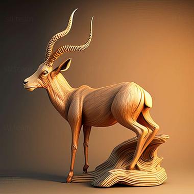 3D модель Хьюберт знаменитое животное (STL)
